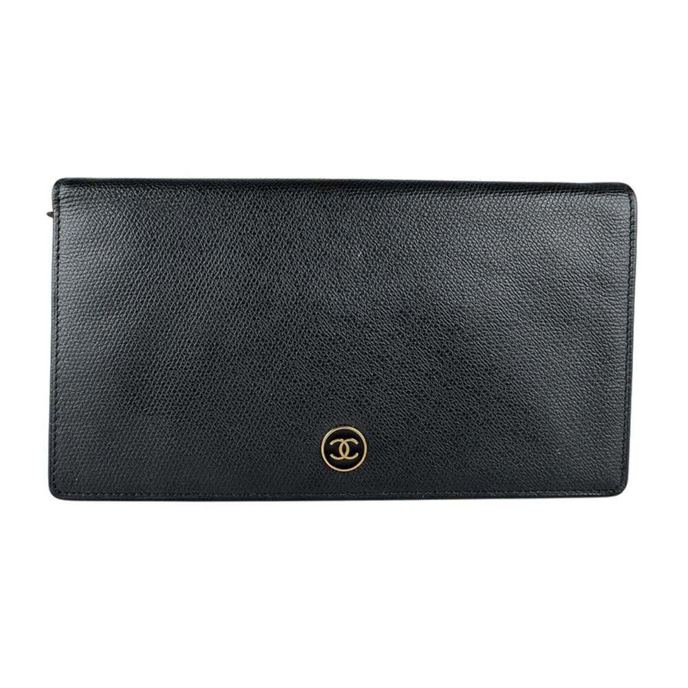 CHANEL Black Leather Wallet - Picture 1 of 14